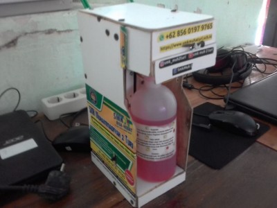 Dispenser Sabun Otomatis karya SMK Muhammadiyah 2 Turi Jurusan TAV