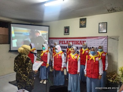 Pelantikan PMR WIRA di SMK Muhammadiyah 2 Turi Tahun 2020