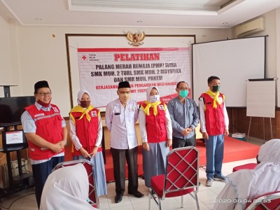 Pelatihan PMR Wira di PMI Kabupaten Sleman 04/08/2020